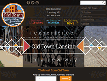 Tablet Screenshot of iloveoldtown.org